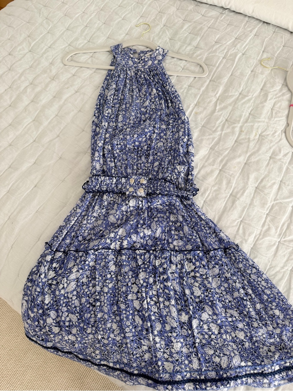 Poupette St Barth small Floral Halter Midi Dress